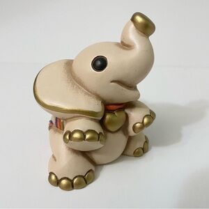 Vintage Thun Elephant Figurine 4” Tall Figure